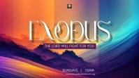 Exodus Sermon Series Display digitale (16:9) template