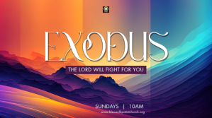 Exodus Sermon Series Ekran reklamowy (16:9) template