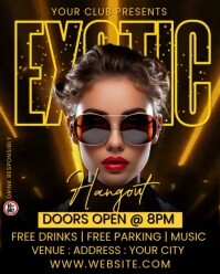 Exotic Hangout Instagram Portrait template