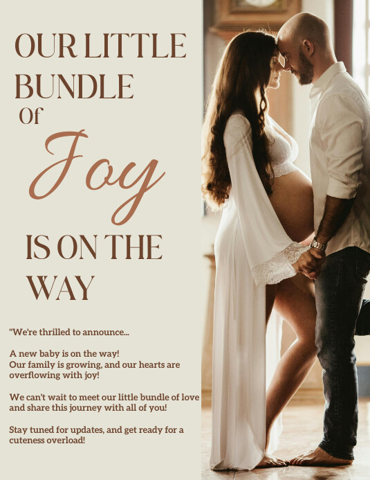 Copy of Expecting a baby | PosterMyWall