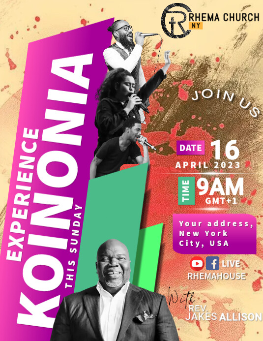 Copy of Experience Koinonia PosterMyWall