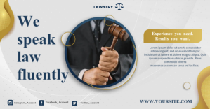 Experienced Lawyers Ads ภาพที่แชร์บน Facebook template