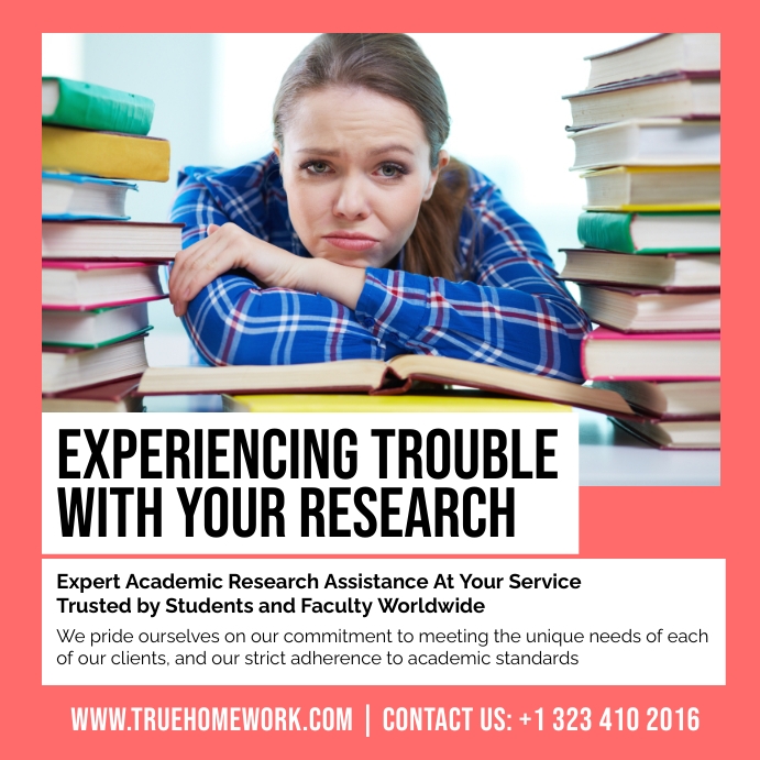 Expert Academic Research Assistance Post Template | PosterMyWall