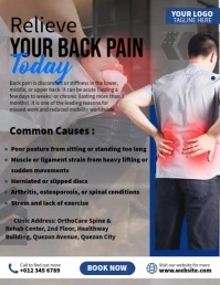 Expert Back Pain Solutions Flyer (US Letter) template