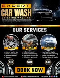 Expert Car Wash, Full Services Volante (Carta US) template