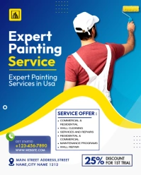 Expert Painting Service Instagram Portrait template