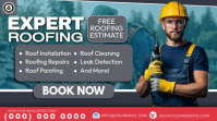 Expert Roofing Services You Trust YouTube Thumbnail template