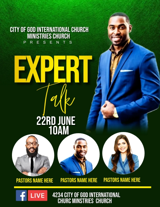 Copy of expert talk | PosterMyWall