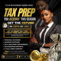 Expert Tax Prep Max Refund Solutions Publicación de Instagram template