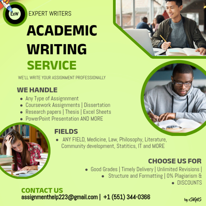 Academic Writing Services Template | PosterMyWall