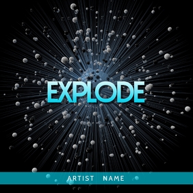 Explode Cover Photo Explode album Cover Template | PosterMyWall