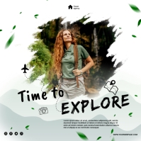 Exploring Posts time to explore Template | PosterMyWall