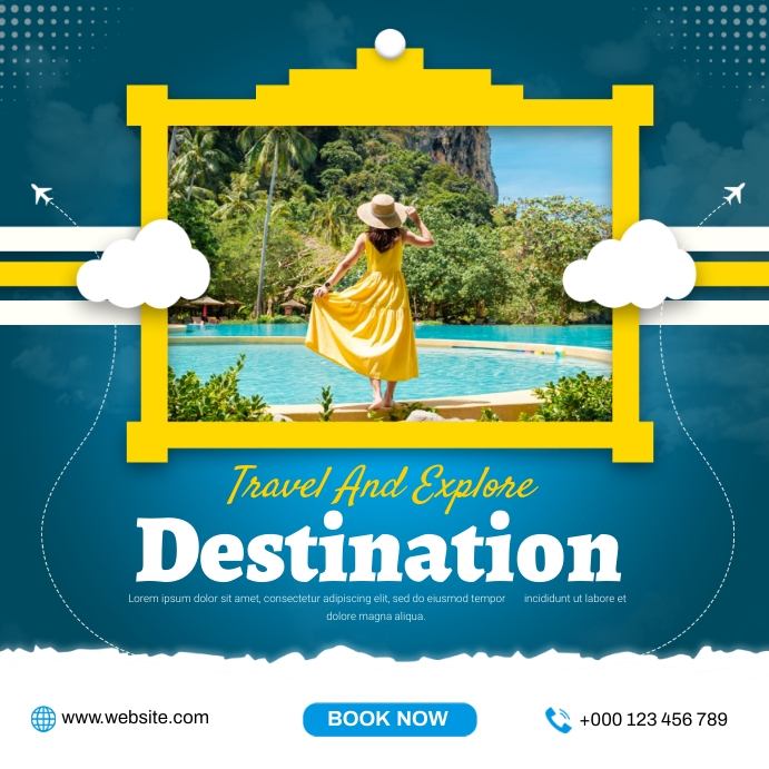Explore Dream Destination Template | PosterMyWall