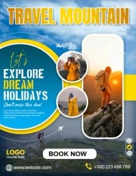 Explore Dream Holiday Flyer (US Letter) template