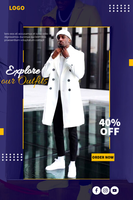Explore outfit Template PosterMyWall Explore outfit Template PosterMyWall