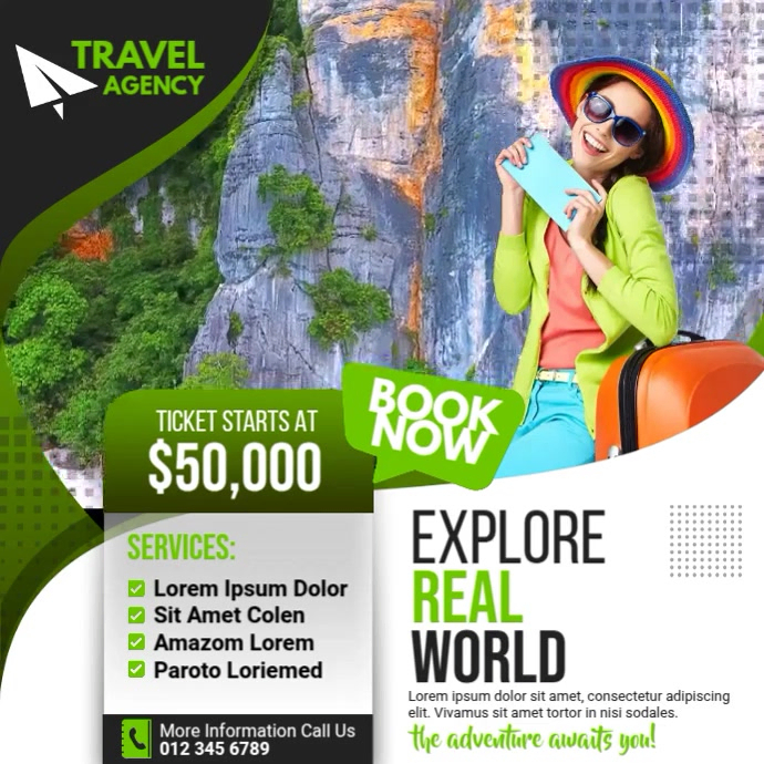 Explore Real World Template | PosterMyWall