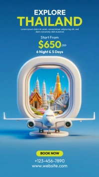 Explore Thailand Instgram Story template