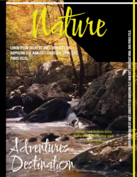 Explore the Nature Video Ads Pamflet (Letter AS) template