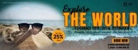 Explore The World Cover Photo Fotografia de capa do Facebook template