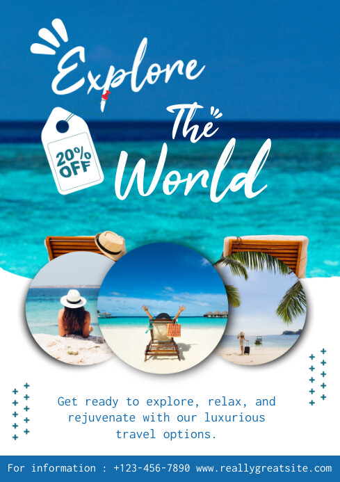 Explore the world Template | PosterMyWall