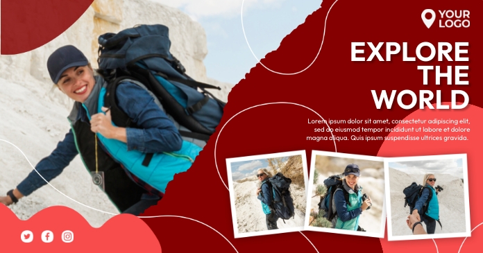 Explore The World Template PosterMyWall