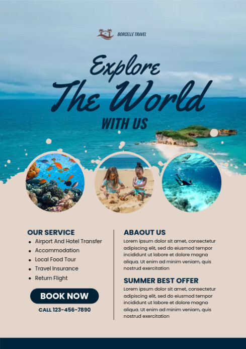 Explore The World Template PosterMyWall