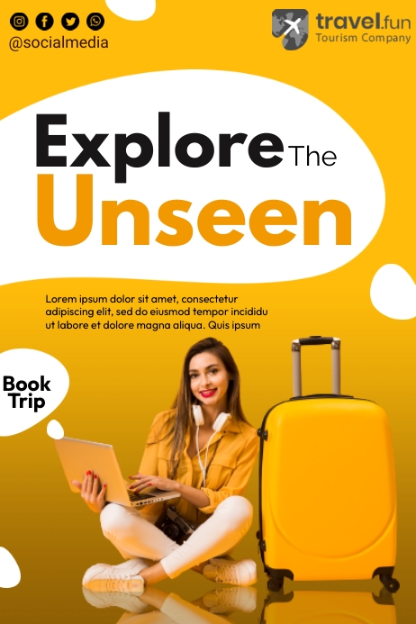 Explore Travel Template | PosterMyWall