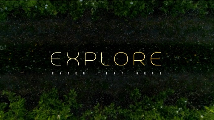 Explore Intro Explore Video Template | PosterMyWall