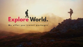 Customize Travel Youtube Channel Cover Photo Templates Postermywall