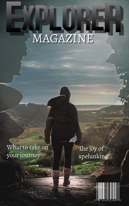 Explorer magazine Template | PosterMyWall