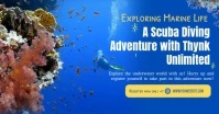 Exploring Marine Life Adventure Facebook Shared Image template