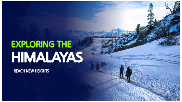 Exploring the Himalayas YouTube Thumbnail template
