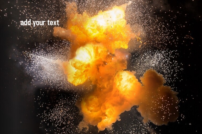 Explosion Template | PosterMyWall