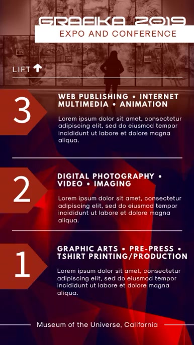 Expo Conference Center Exhibition Digital Display Template | PosterMyWall
