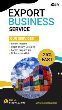 Export Business Service Banner Ad Template | PosterMyWall