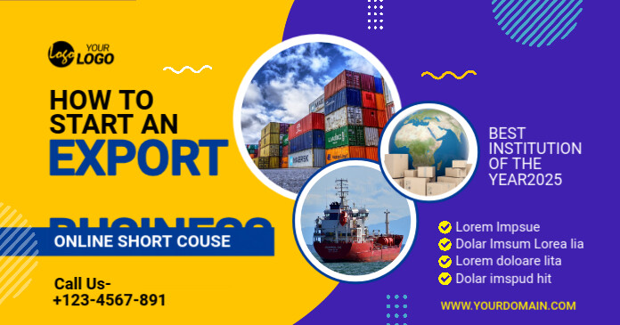 Export Business Template | PosterMyWall