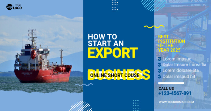 Export Business Template | PosterMyWall