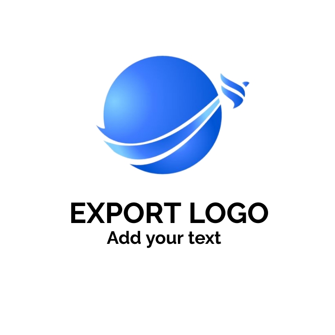 Export Logo Example export logo Template | PosterMyWall