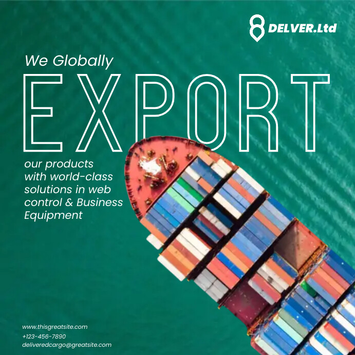 Export Your Product with us Template | PosterMyWall
