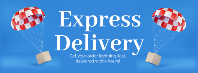 Express Delivery Services Advertisement Template | PosterMyWall