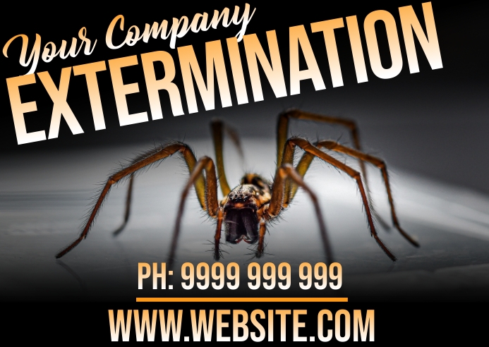 Copy of EXTERMINATION SERVICE | PosterMyWall