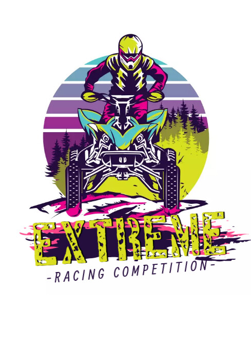 Extreme Racing Poster Extreme Racing Competition Template | PosterMyWall