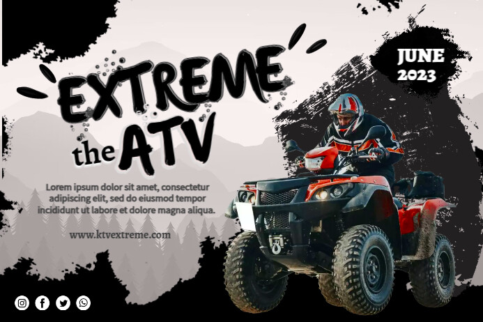 Extreme The ATv Template | PosterMyWall