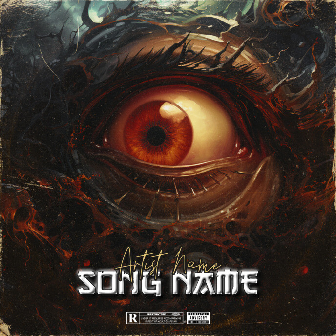 Eye Album Cover music art trap mixtape rap Template | PosterMyWall