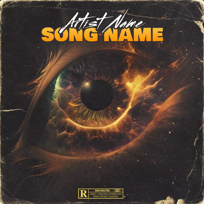Eye Album Cover music art trap mixtape rap Template | PosterMyWall