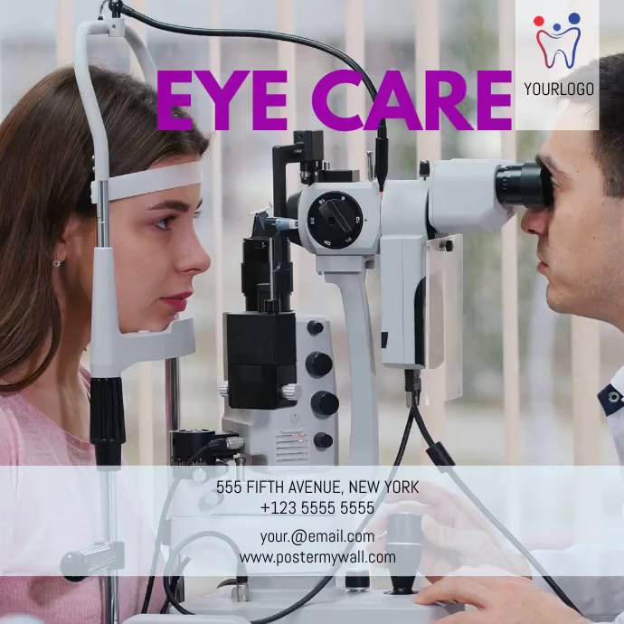 Eye Care Clinic Template PosterMyWall