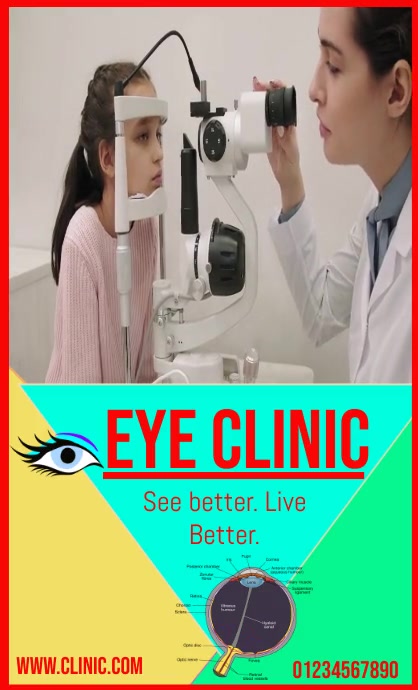 Beautiful Clinic Eye Care View in 4K Beautiful Clinic Eye Care View in 4K