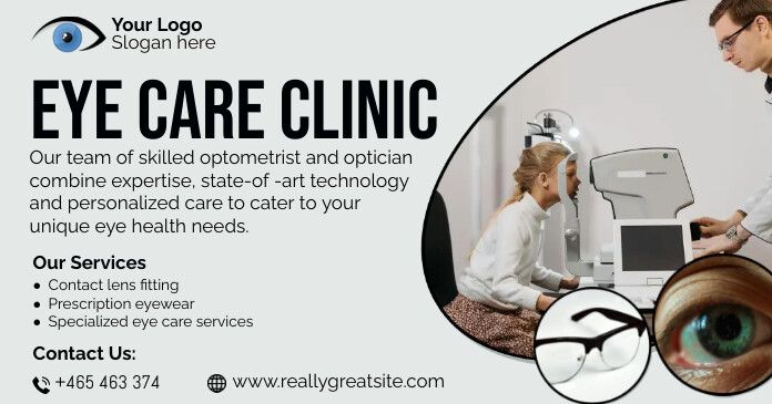 Vision Center Sign Eye Care Center Banner