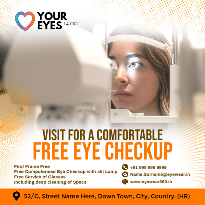 Copy of Eye Checkup Post Template | PosterMyWall