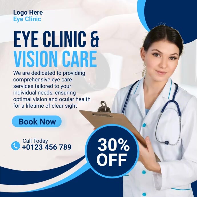 Copy of Eye Clinic & Vision Care | PosterMyWall